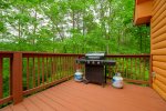 Main Level Deck with Patio Table and Grill